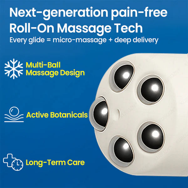 Creme Roll-On KUBOZN® para Drenagem Linfática e Alívio do Inchaço