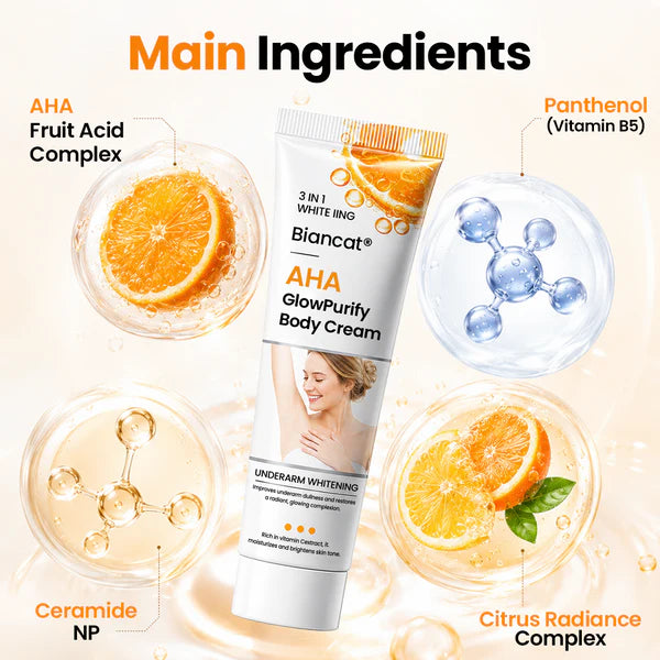 Creme Corporal Biancat® AHA GlowPurify