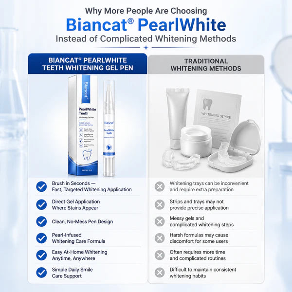 Caneta de gel clareadora dental Biancat® PearlWhite