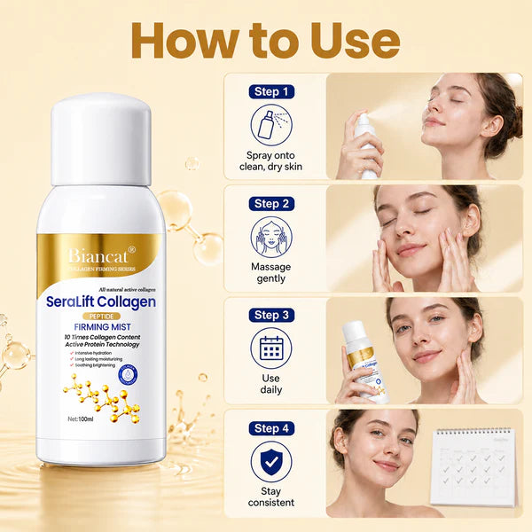 Spray Firmador com Peptídeos de Colágeno