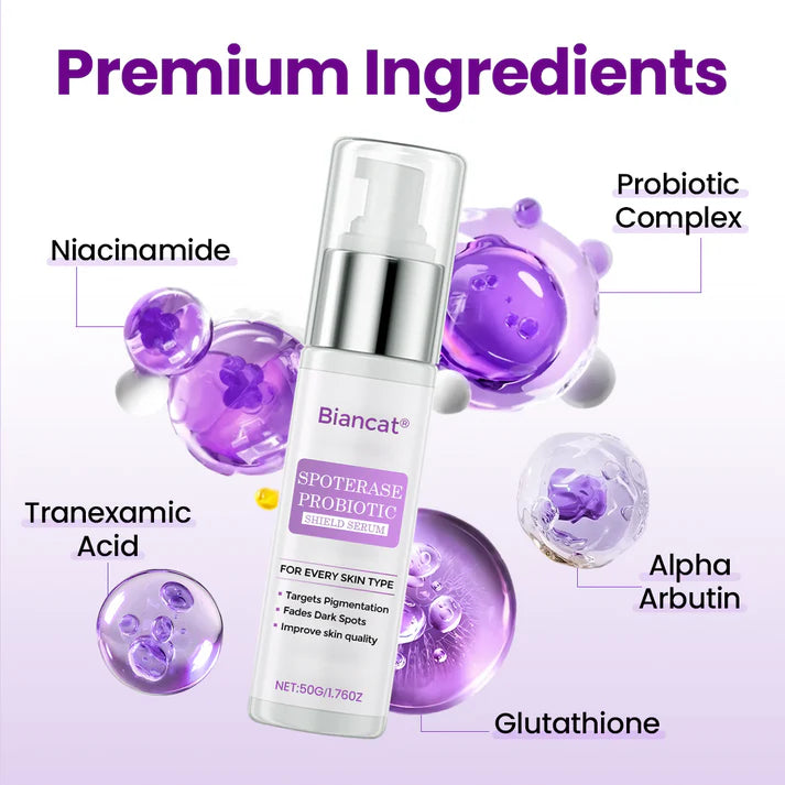 Sérum facial SpotErase com probióticos