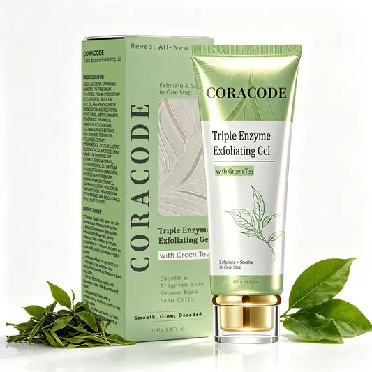Gel Peeling de Três Enzimas COM Chá Verde CORACODE™