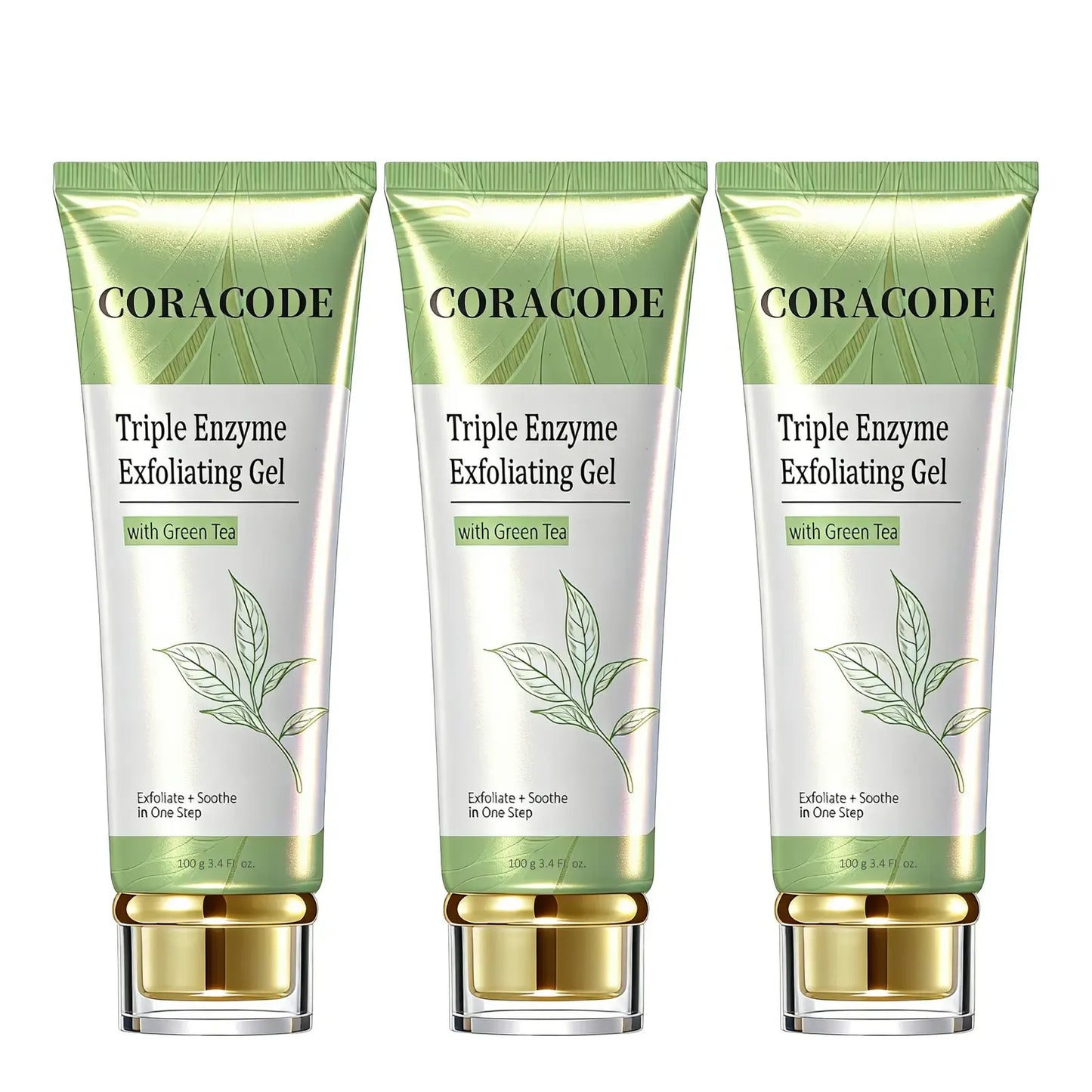 Gel Peeling de Três Enzimas COM Chá Verde CORACODE™