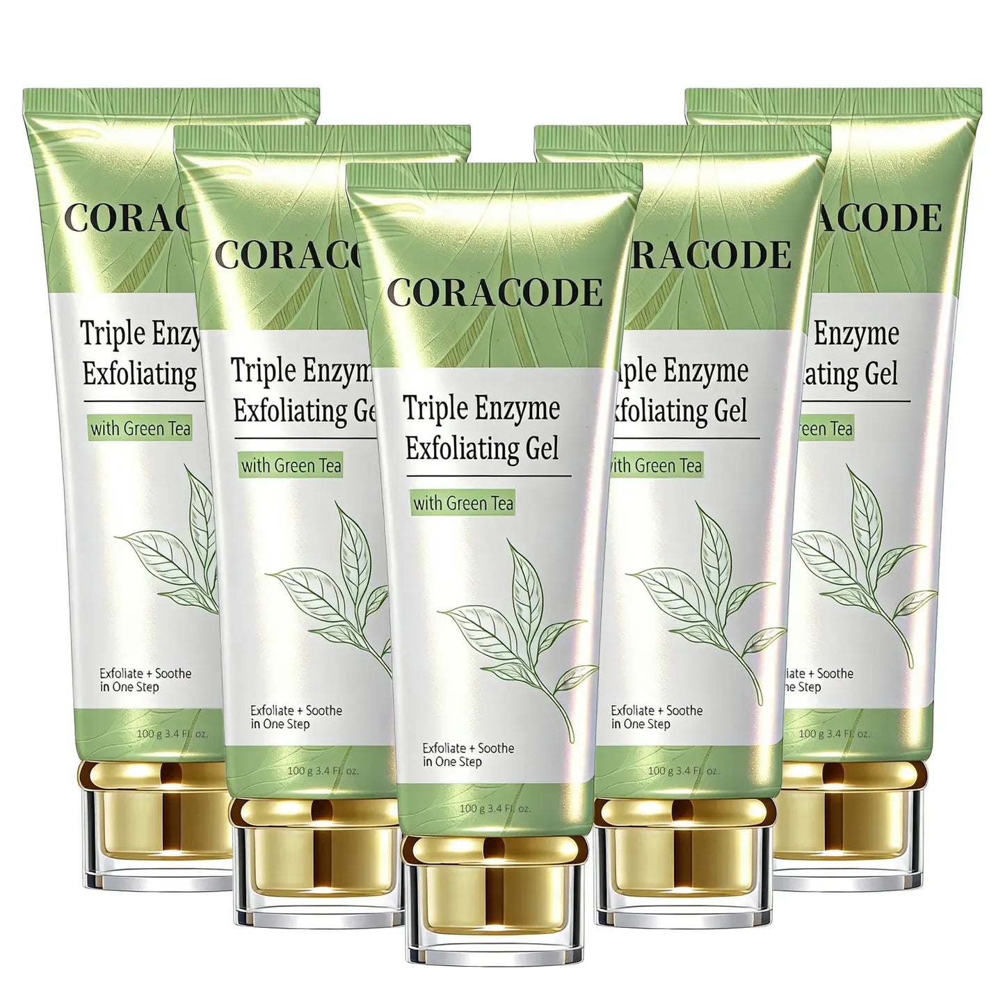 Gel Peeling de Três Enzimas COM Chá Verde CORACODE™