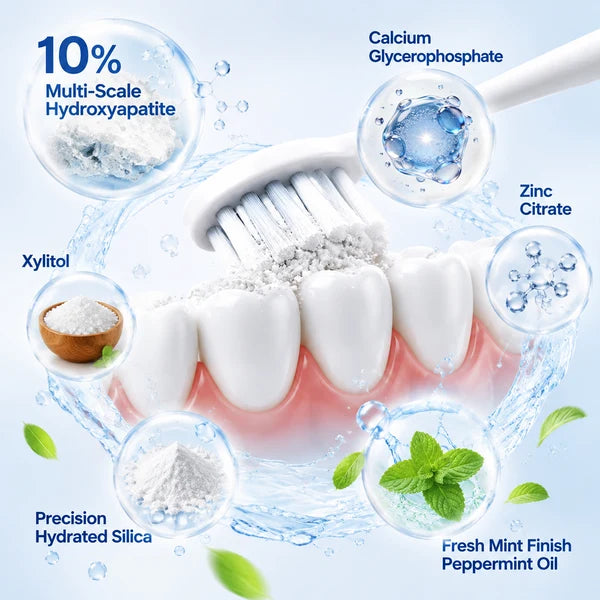 Pó dental de reparação mineral avançada