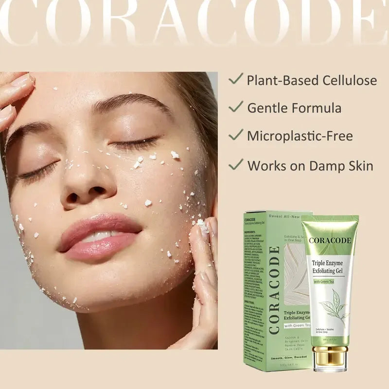Gel Peeling de Três Enzimas COM Chá Verde CORACODE™
