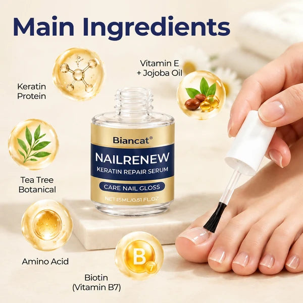 Sérum Reparador de Queratina NailRenew da Biancat®