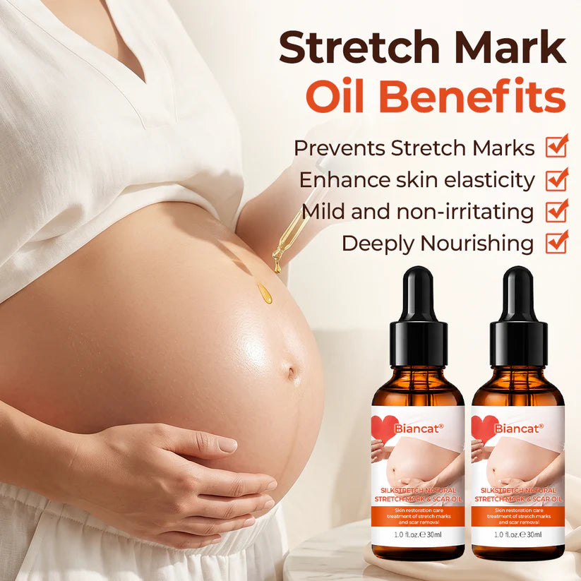 SilkStretch Óleo Natural para Estrias e Cicatrizes