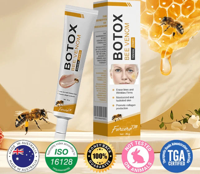 Botox poderoso restaurador da pele - Creme antirrugas com veneno de abelha