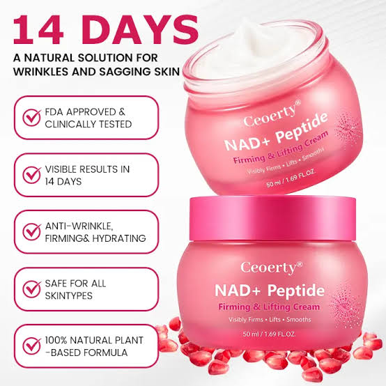 Creme Firmador e Lifting com Peptídeos NAD+ Ceoerty®