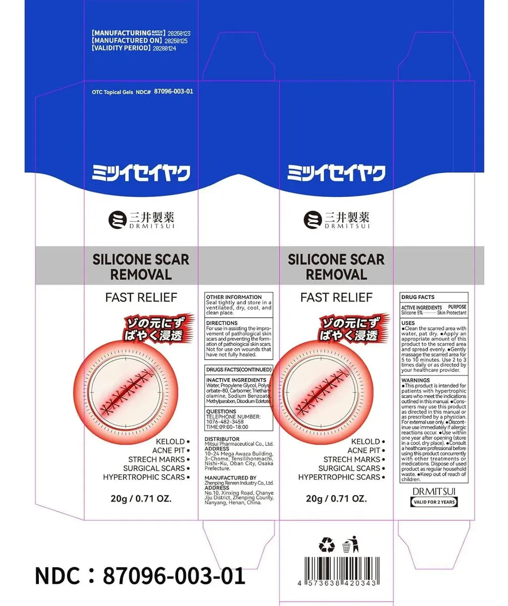 Gel de silicone para cicatrizes