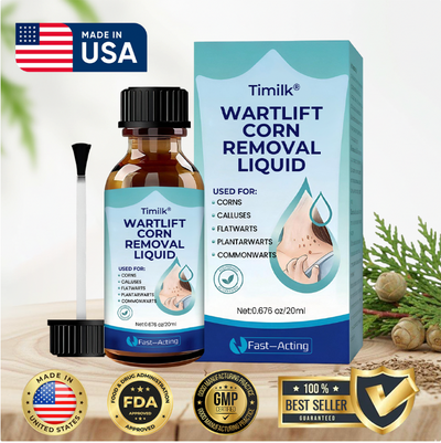 Timilk WartLift Corn Removal Liquid - removedor líquido para: Calos, Verrugas, Calosidades, Verrugas plantares (olho de peixe)