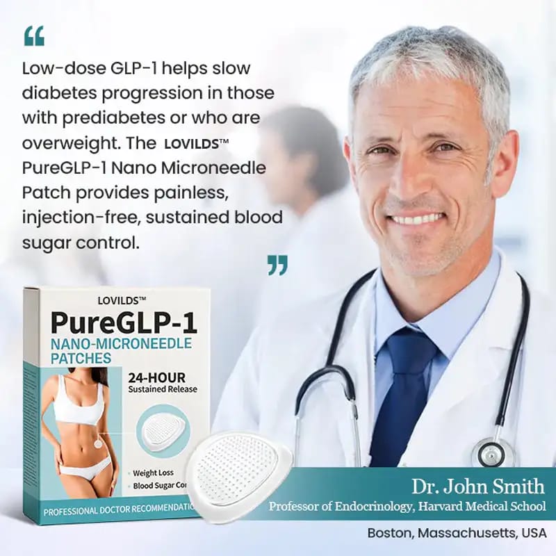 Adesivo de microagulhas nano PureGLP-1 da LOVILDS™