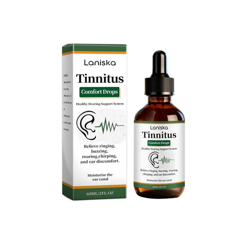 🌿Gotas para Cuidados Auriculares Laniska – Limpeza Suave e Alívio Calmante para Ouvidos Saudáveis 🧼