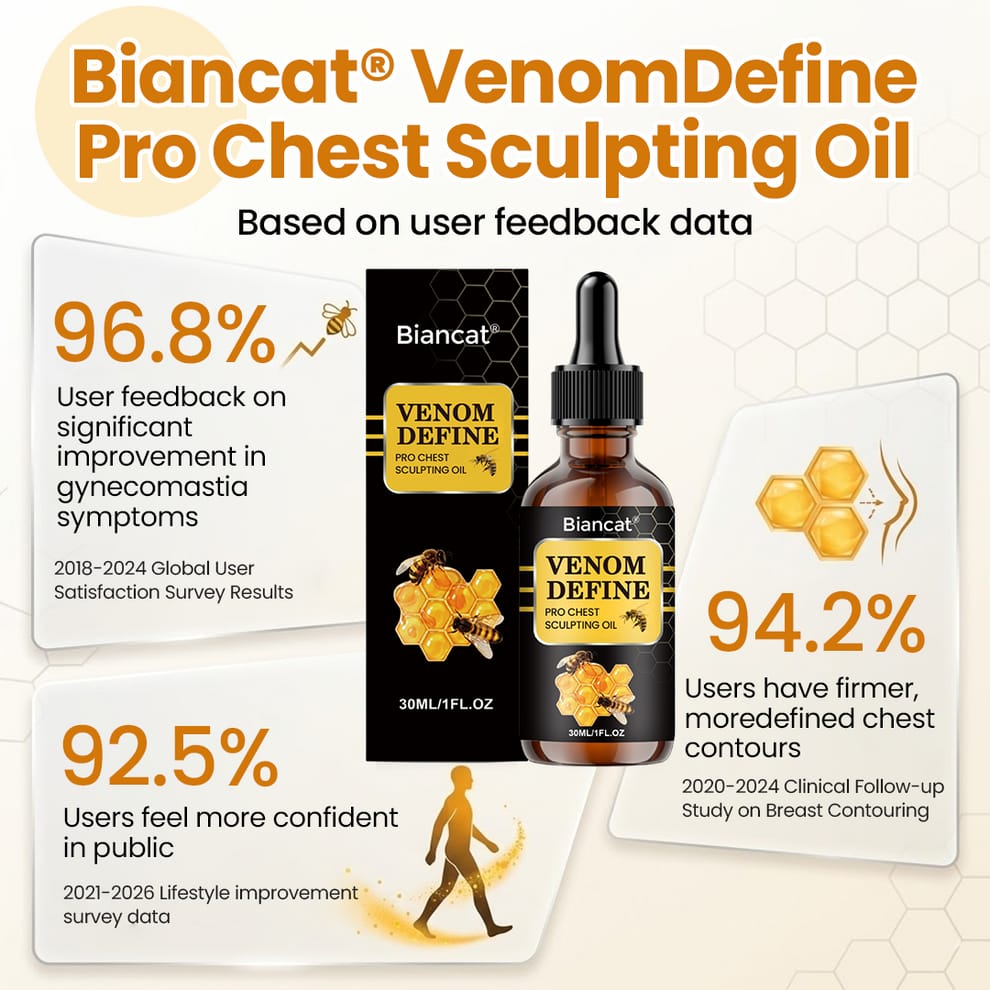 Óleo para Esculpir o Peito Biancat® VenomDefine Pro 🔥