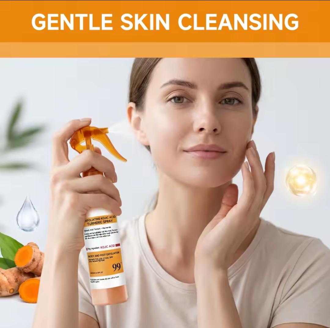Spray Esfoliante Corporal com Ácido Kójico e Cúrcuma