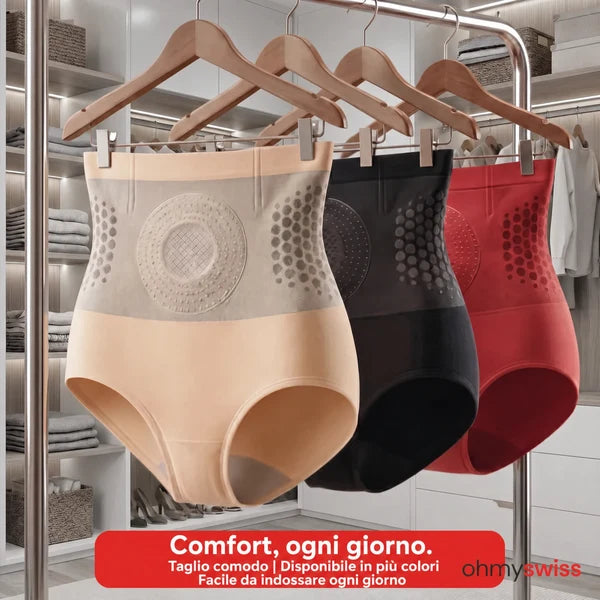Cinta termogênica para queima de gordura com cintura alta e compressão