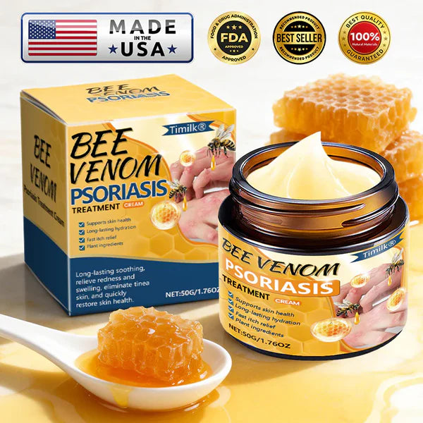 Bee Venom Repair Cream Poderoso Removedor de verrugas, clareador de manchas e trata psoríase